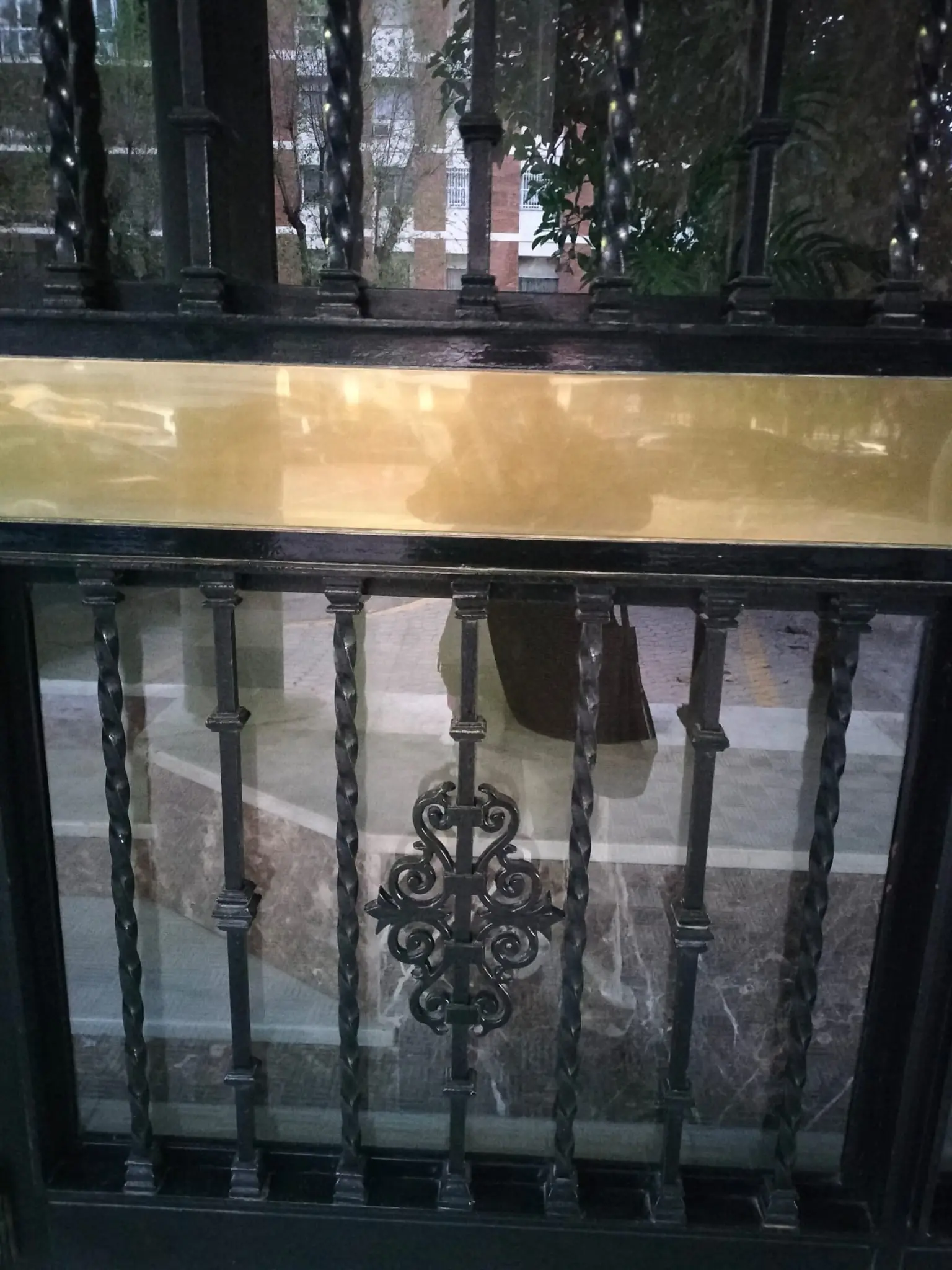 Portal antes de la limpieza